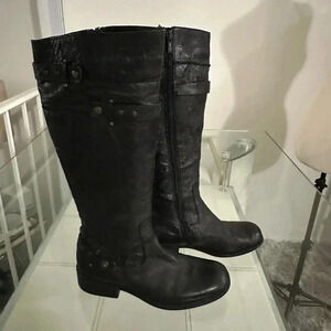 GEOX leather boots size 6